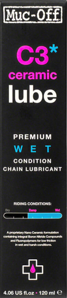 Muc-Off C3* Ceramic Lube Premium Wet Condition Chain Lubricant