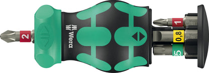 Wera Kraftform Kompakt Stubby Magazine RA 1 Screwdriver Set 6 Pieces 05008891001