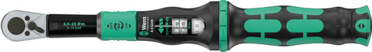 Wera Click-Torque Lock A 6 Torque Wrench 2.5 -25 Nm 1/4" Drive 05075691001
