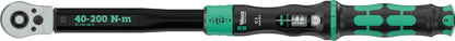 Wera Click-Torque Lock C 3 R/L Torque Wrench 40 - 200 Nm 1/2" Drive 05075695001