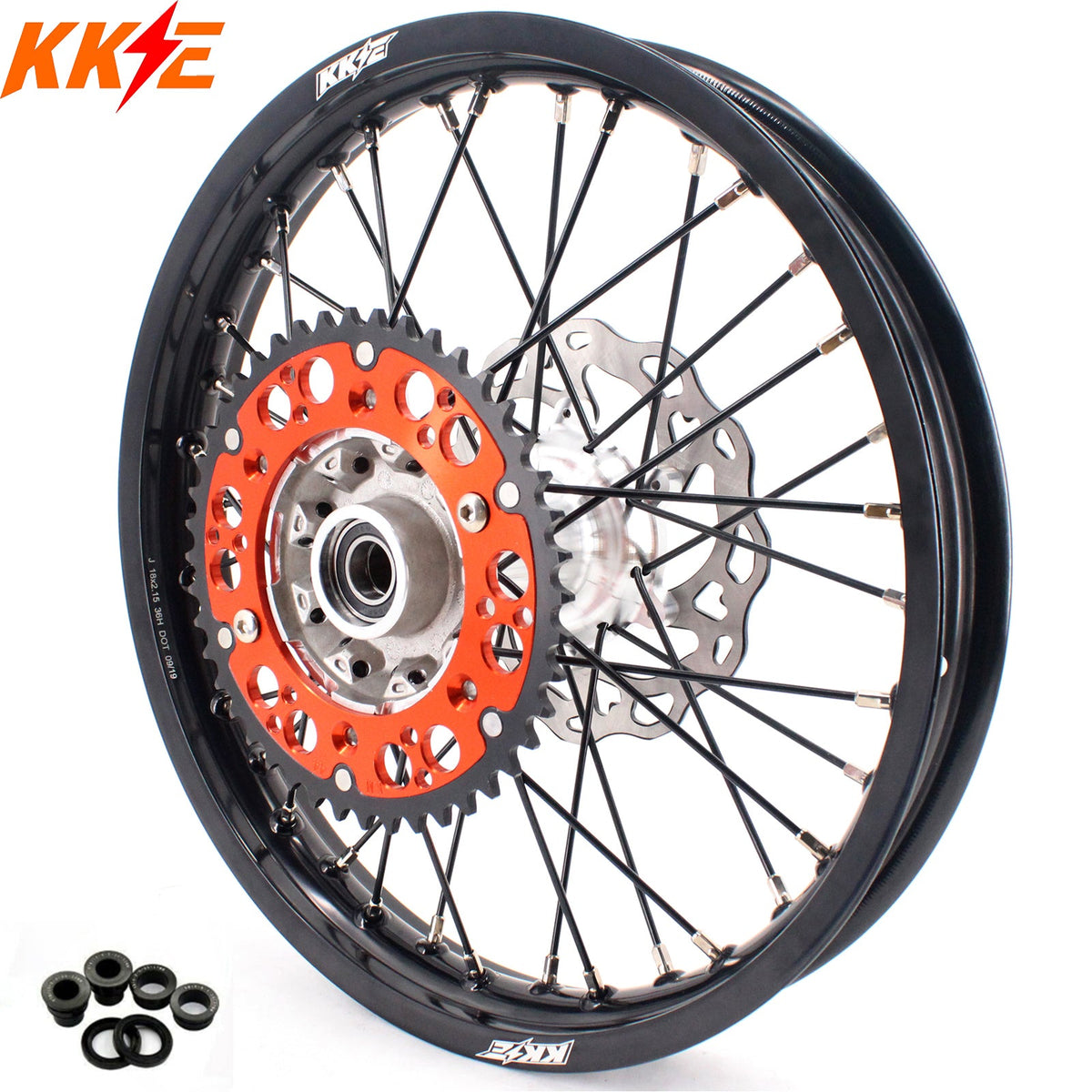 KKE 18×2.15 New Generation Cast Rear Wheel Rim For KTM SX SX-F XCW EXC EXC-F EXC-W 2003-2025