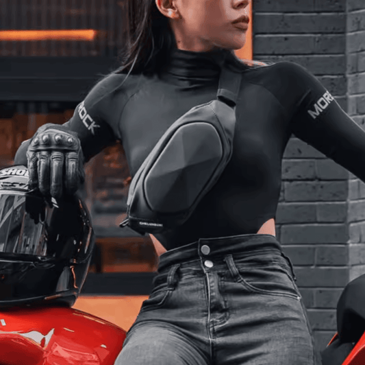 ALBERS™ Black Knight Motorcycle Chest Bag