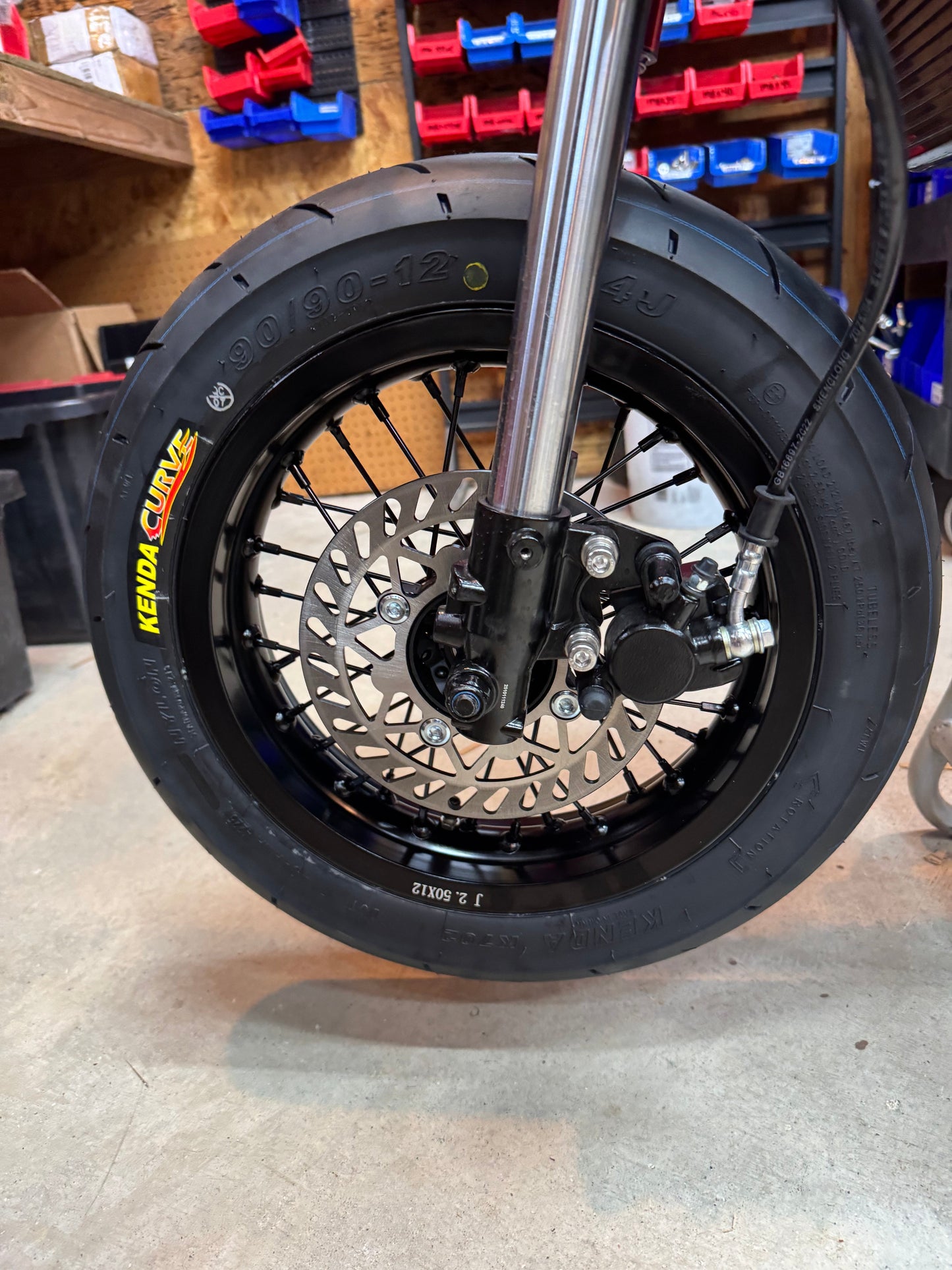 Razor MX or SX 12" Supermoto Wheel Kit