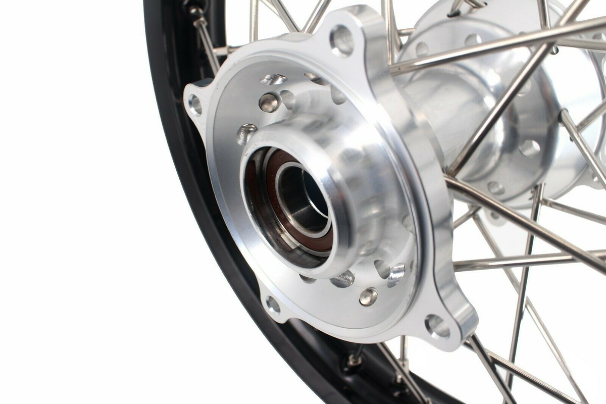 KKE 19"*1.6 & 16"*1.85 Kid's Big Wheels Fit KTM SX 85 Husqvarna TC85 GAS GAS MC85 2021-2024 Silver Hub