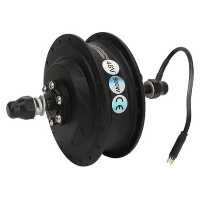 48V 500W Electirc Gear Hub Motor Brushless Rear Drive Waterproof Metal Drive Hub Brushless Gear Motor Replacement for Upgrade Parts
