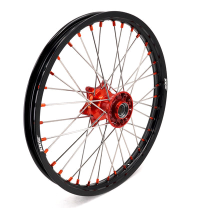 KKE 21" 18" Cast Enduro Wheels For KTM EXC EXC-F EXC-E 2003-2025 Orange Nipples