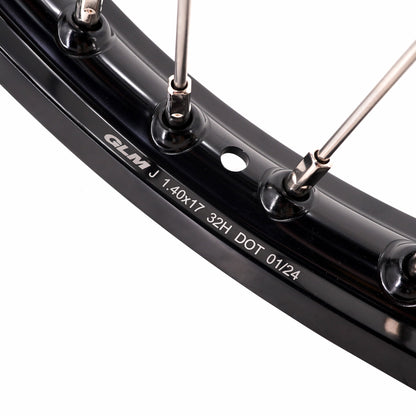 KKE 19/16 Factory Size Kids Big Wheels Rims Fit KTM SX 85 2021-2024 Husqvarna TC85 GAS AGS MC85 Black Hub