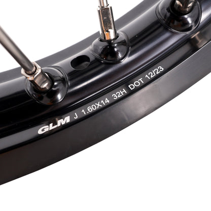 KKE 19/16 Factory Size Kids Big Wheels Rims Fit KTM SX 85 2021-2024 Husqvarna TC85 GAS AGS MC85 Black Hub