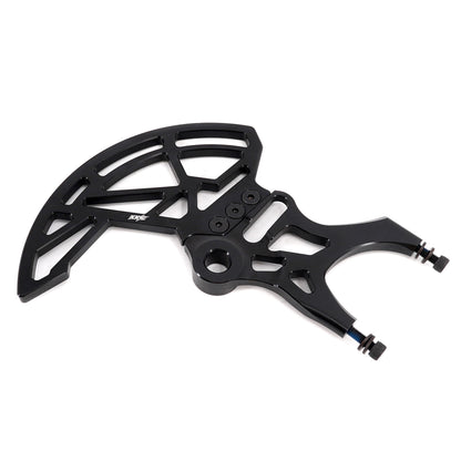 KKE Aluminum Rear Brake Disc Guard Fit Rawrr Mantis, Mantis X Red and Black (Collective)