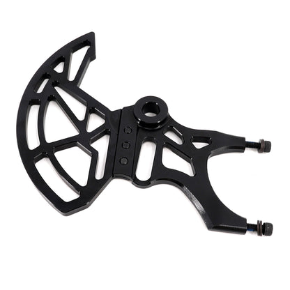 KKE Aluminum Rear Brake Disc Guard Fit Rawrr Mantis, Mantis X Red and Black (Collective)