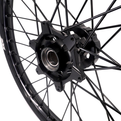 KKE Enduro 1.6*21" & 2.15*18" CNC Hub Electric Dirtbike Alloy Wheels Rims Fit STARK VARG MX EX All Black