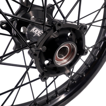 KKE Enduro 1.6*21" & 2.15*18" CNC Hub Electric Dirtbike Alloy Wheels Rims Fit STARK VARG MX EX All Black