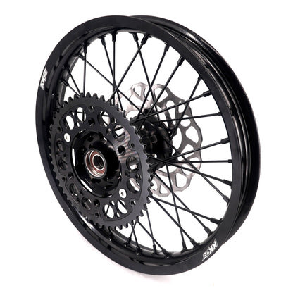 KKE Enduro 1.6*21" & 2.15*18" CNC Hub Electric Dirtbike Alloy Wheels Rims Fit STARK VARG MX EX All Black