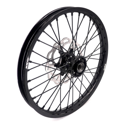 KKE Enduro 1.6*21" & 2.15*18" CNC Hub Electric Dirtbike Alloy Wheels Rims Fit STARK VARG MX EX All Black