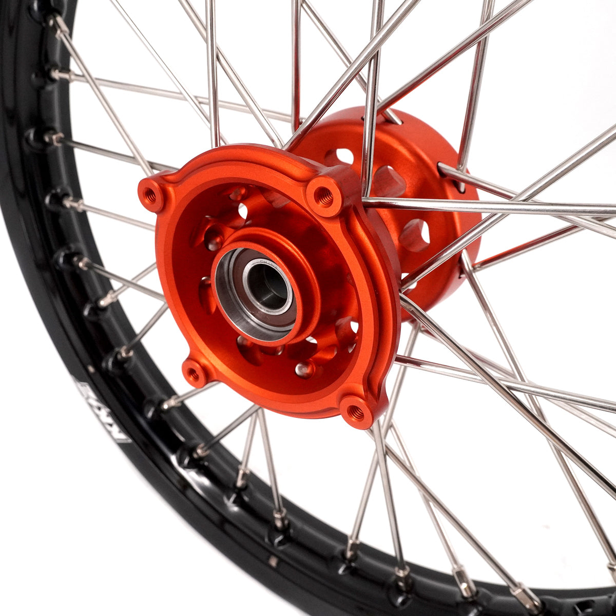 KKE 14"*1.4/12"*1.6 Kid's Small Wheels Rims Set Fit KTM SX 65 2025-2026 Orange&Black