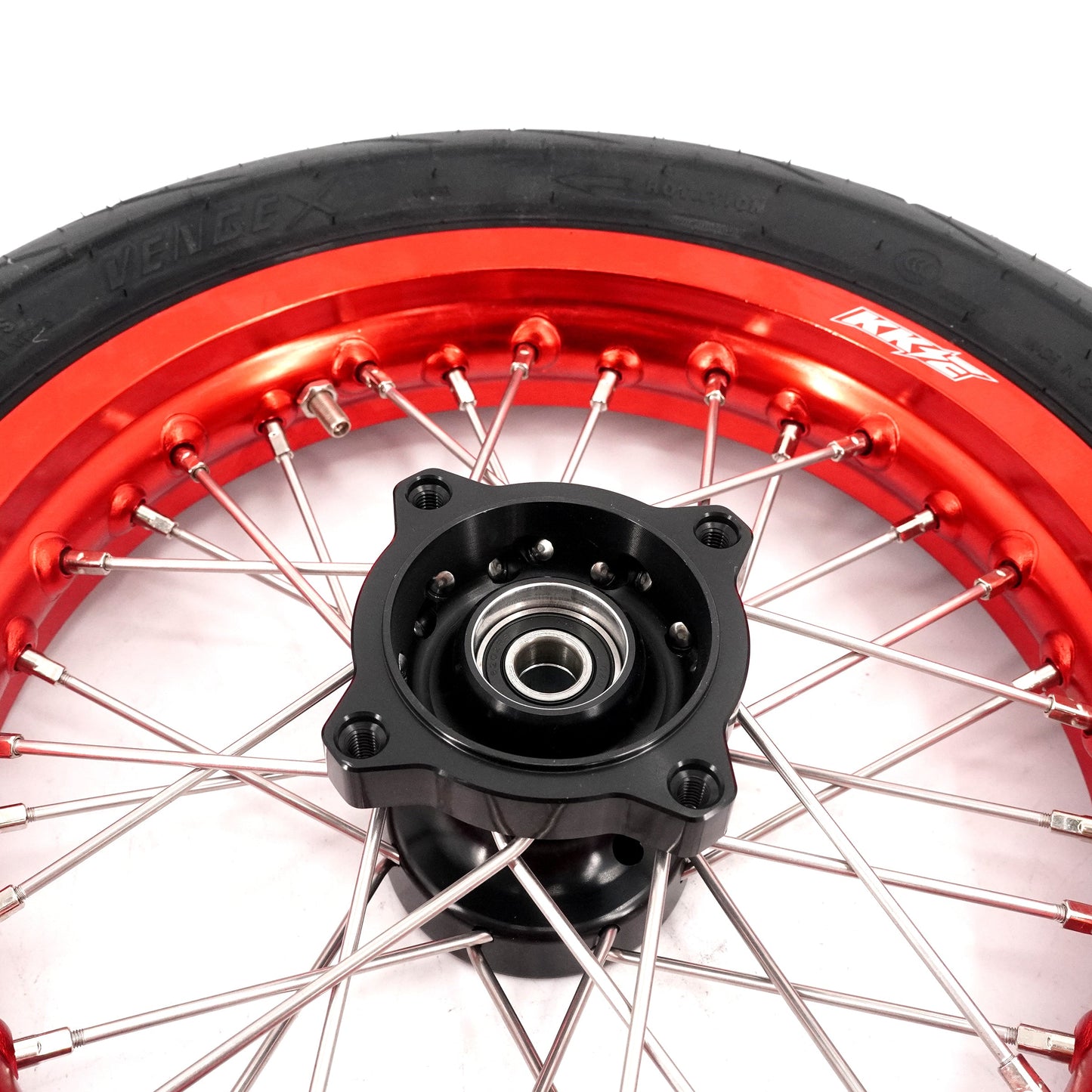 KKE 1.85*12'' & 2.15*12'' E-Bike Mini Wheels Kit with Tires Fit For Rawrr Mantis Mini 2024, Mini R/R17 2025-2026 Red Rims