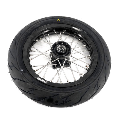 KKE 1.85*12'' & 2.15*12'' E-Bike Mini Wheels Kit with Tires Fit For Rawrr Mantis Mini 2024, Mini R/R17 2025-2026 Black