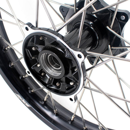 KKE 21" 19" MX Cast Dirt Bike Wheels Set For HONDA CRF250R 04-13 CRF450R 02-12 CR125R/250R 02-13