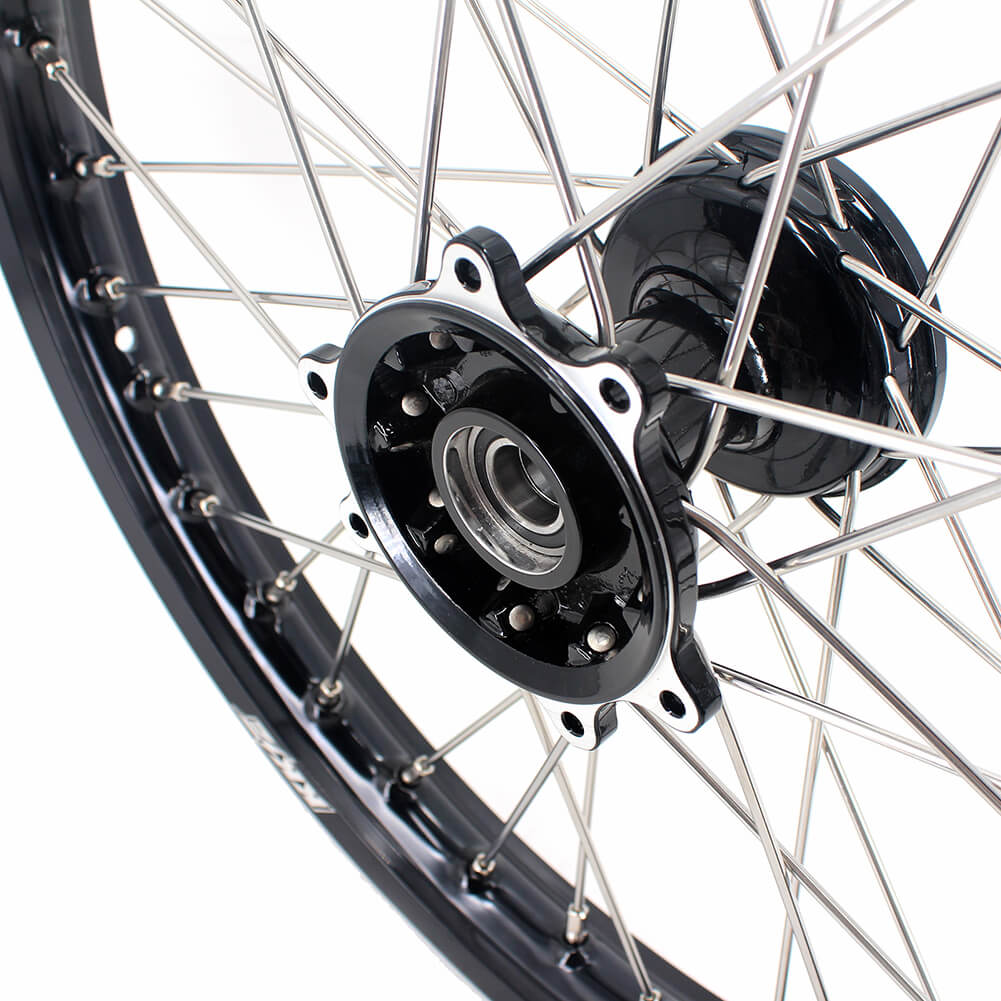 KKE 21" 19" MX Cast Dirt Bike Wheels Set For HONDA CRF250R 04-13 CRF450R 02-12 CR125R/250R 02-13