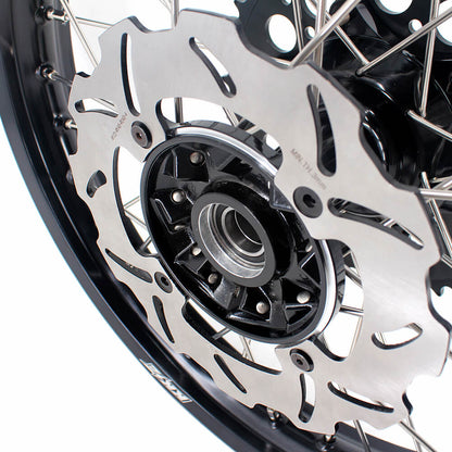 KKE 21" 19" MX Cast Dirt Bike Wheels Set For HONDA CRF250R 04-13 CRF450R 02-12 CR125R/250R 02-13