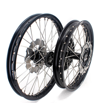 KKE 21" 19" MX Cast Dirt Bike Wheels Set For HONDA CRF250R 04-13 CRF450R 02-12 CR125R/250R 02-13