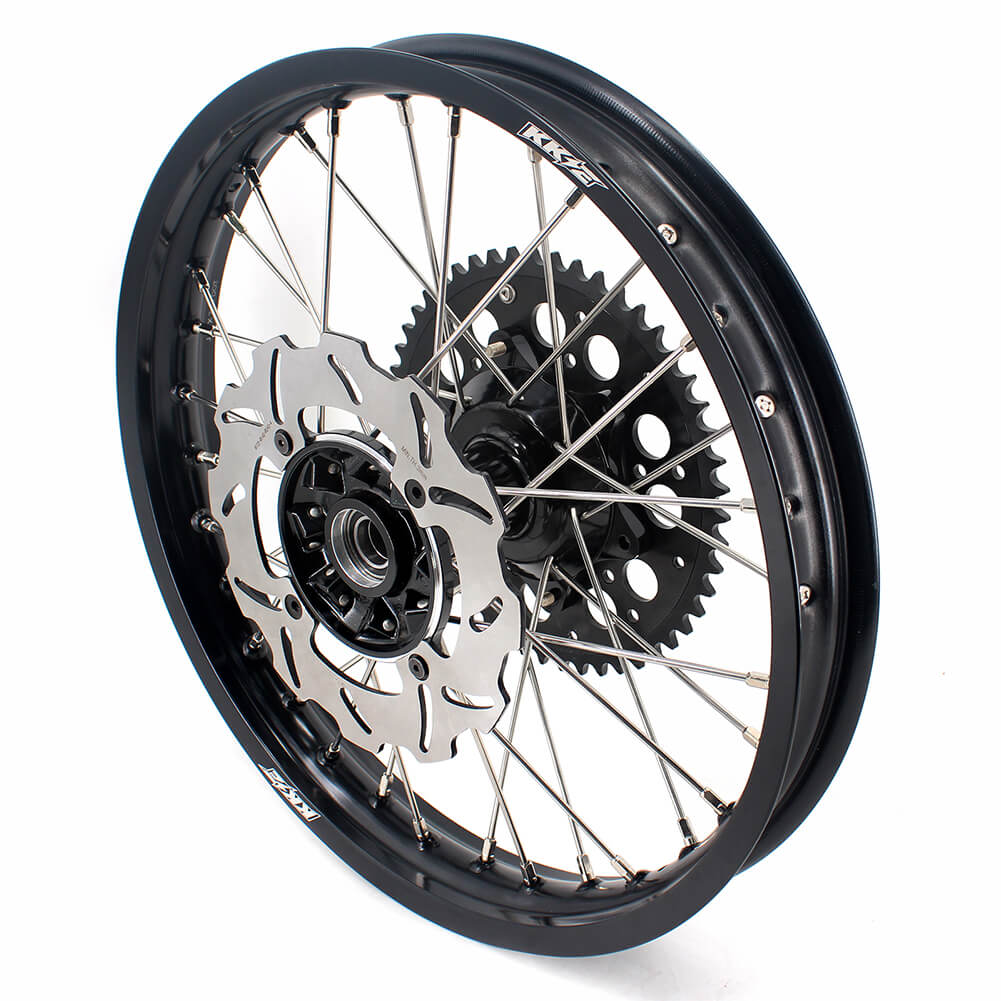 KKE 21" 19" MX Cast Dirt Bike Wheels Set For HONDA CRF250R 04-13 CRF450R 02-12 CR125R/250R 02-13