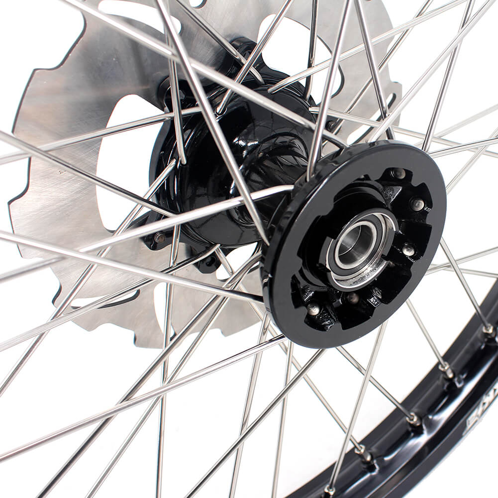 KKE 21" 19" MX Cast Dirt Bike Wheels Set For HONDA CRF250R 04-13 CRF450R 02-12 CR125R/250R 02-13
