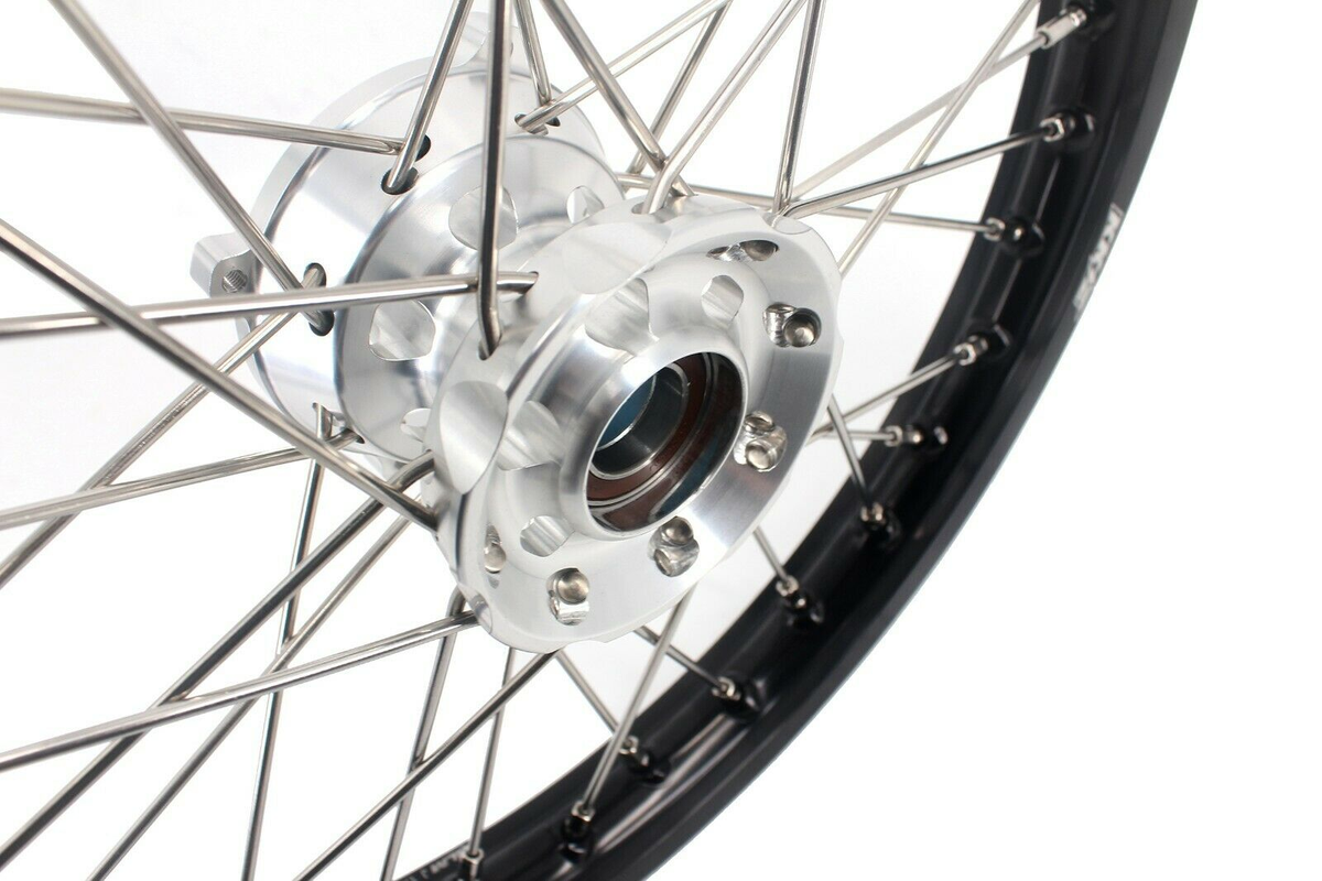 KKE 19"*1.6 & 16"*1.85 Kid's Big Wheels Fit KTM SX 85 Husqvarna TC85 GAS GAS MC85 2021-2024 Silver Hub
