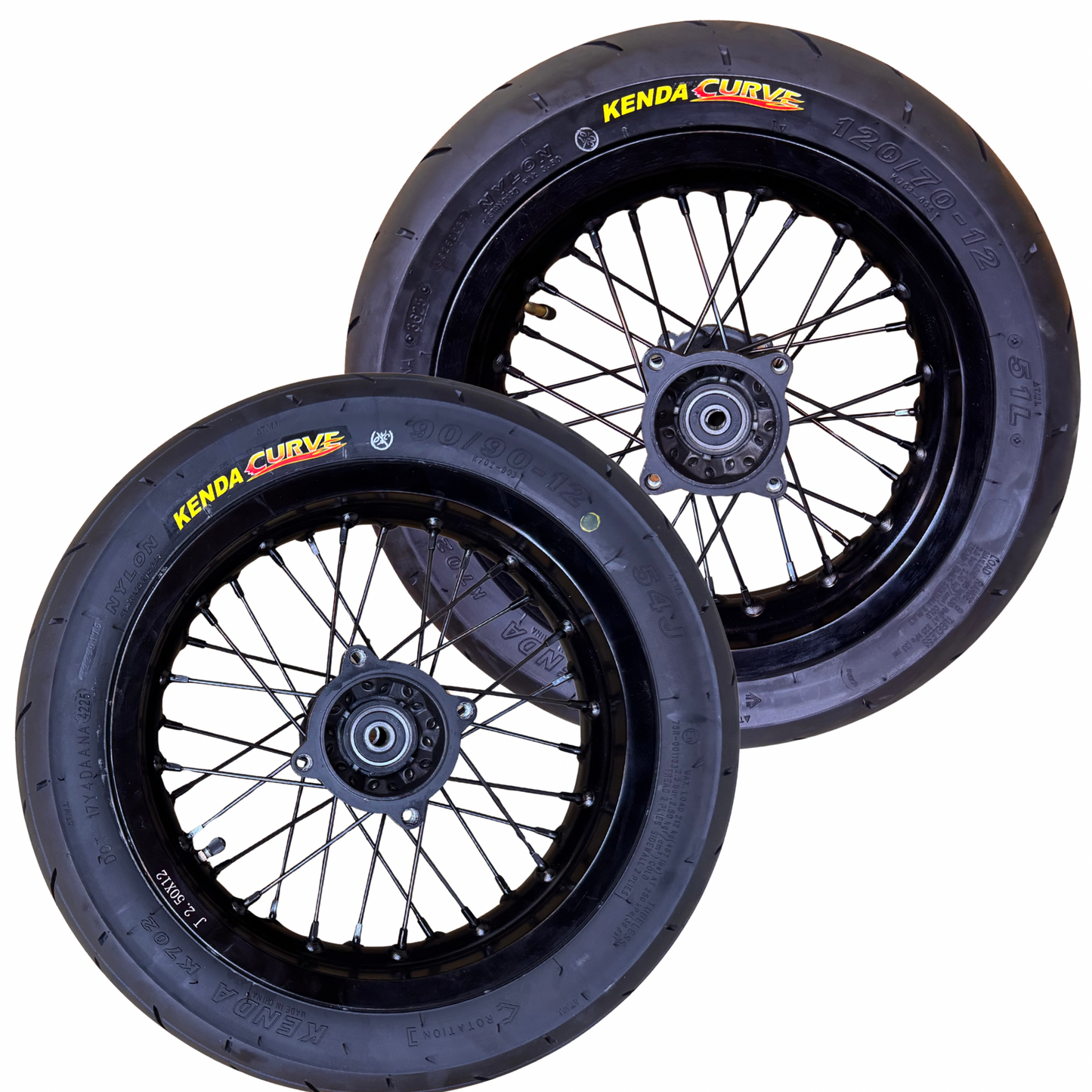 Razor MX or SX 12" Supermoto Wheel Kit