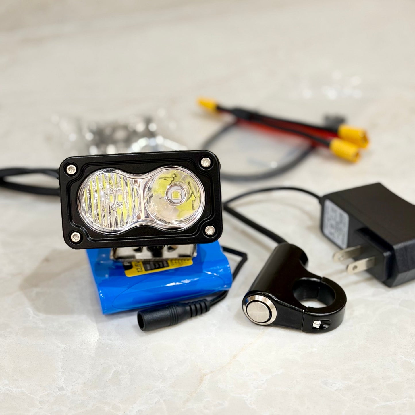 Premium Rechargeable Baja Light Set V2 w/ light up switch and charger( Complete Set)