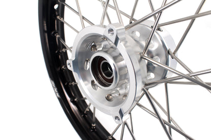 KKE 14 & 12 Small Kid's Wheels Rims Set for KTM 65 SX 2002-2024 Silver&Black