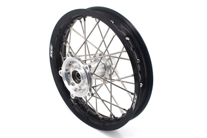 KKE 14 & 12 Small Kid's Wheels Rims Set for KTM 65 SX 2002-2024 Silver&Black