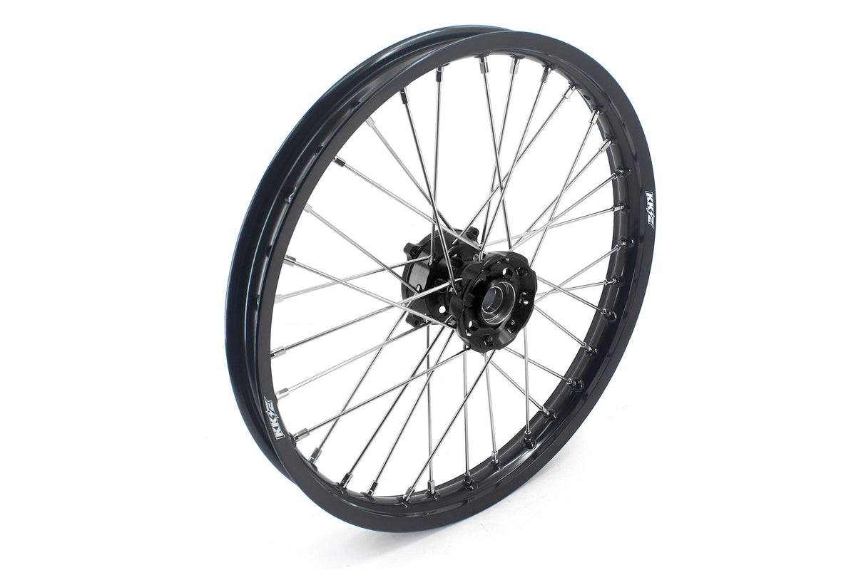 KKE 19/16 Factory Size Kids Big Wheels Rims Fit KTM SX 85 2021-2024 Husqvarna TC85 GAS AGS MC85 Black Hub