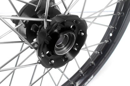KKE 19/16 Factory Size Kids Big Wheels Rims Fit KTM SX 85 2021-2024 Husqvarna TC85 GAS AGS MC85 Black Hub