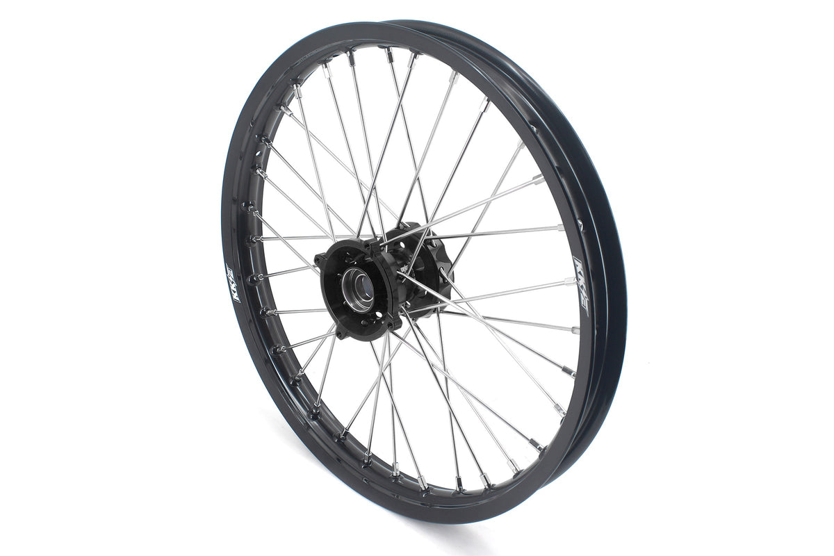 KKE Factory Size Small Kid's Wheels 17" 14" GLM Rims For KTM SX 85 2021-2024 Husky TC85 GASGAS MC85 Black Hub