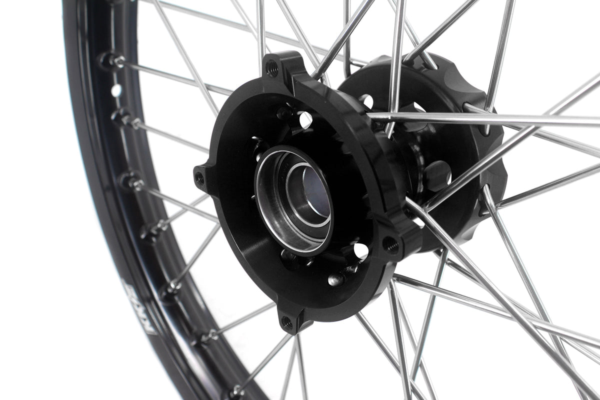 KKE Factory Size Small Kid's Wheels 17" 14" GLM Rims For KTM SX 85 2021-2024 Husky TC85 GASGAS MC85 Black Hub