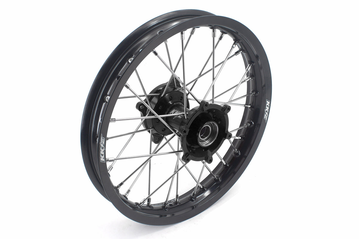 KKE 19/16 Factory Size Kids Big Wheels Rims Fit KTM SX 85 2021-2024 Husqvarna TC85 GAS AGS MC85 Black Hub