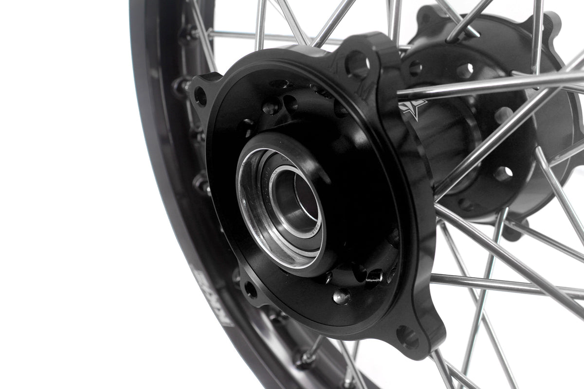 KKE 19/16 Factory Size Kids Big Wheels Rims Fit KTM SX 85 2021-2024 Husqvarna TC85 GAS AGS MC85 Black Hub