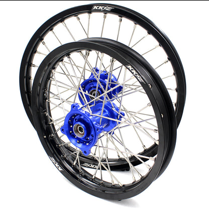 KKE 19 & 16 Kids Wheels fit for Suzuki RM85 RM80 Yamaha YZ80 YZ85 Blue Hub