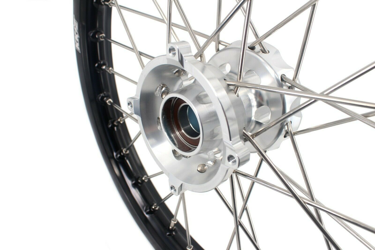 KKE 19"*1.6 & 16"*1.85 Kid's Big Wheels Fit KTM SX 85 Husqvarna TC85 GAS GAS MC85 2021-2024 Silver Hub