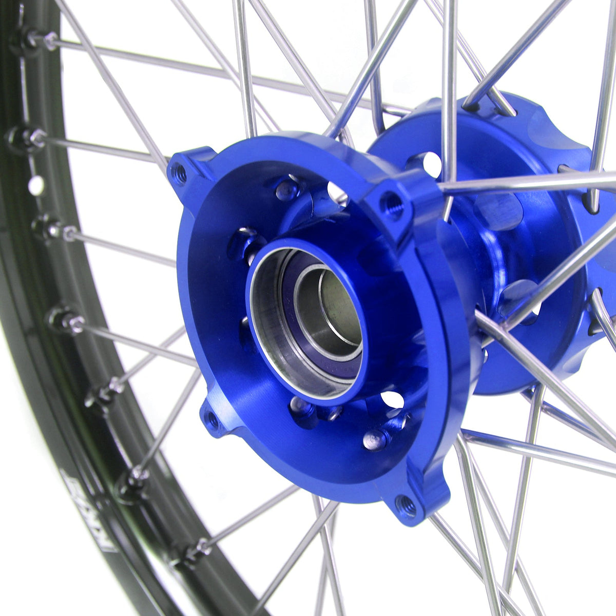 KKE 17/14 Factory Size Kids Big Wheels Rims Fit KTM SX 85 2025 Husqvarna TC85 2025-2026 Blue