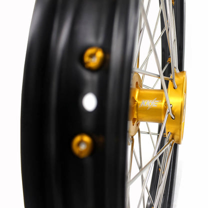 KKE 17/14 RM80 1993-2001 RM85 2002-2026 For SUZUKI Kid's Small Wheels Rims Gold Nipples