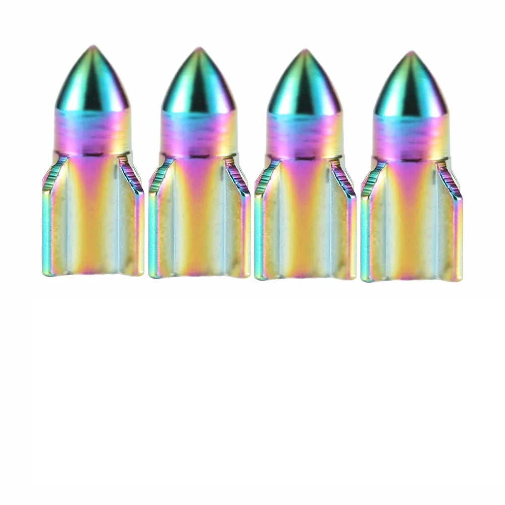 4PCS Colorful Valve Stem Caps