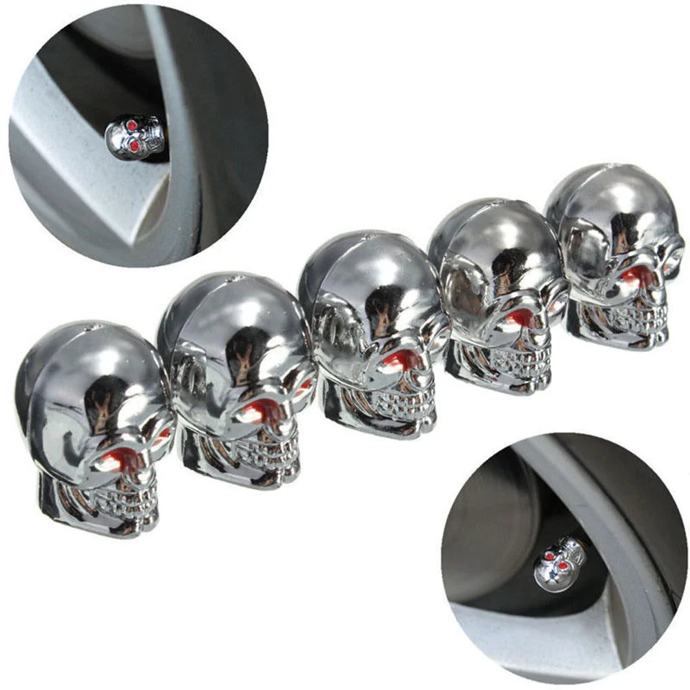 ABS Skull Valve Stem Caps
