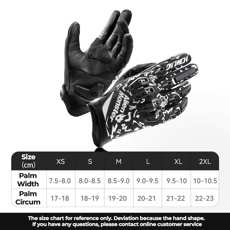 ALIEN MONSTER™ Battle Mech Luminous Motorcycle Gloves