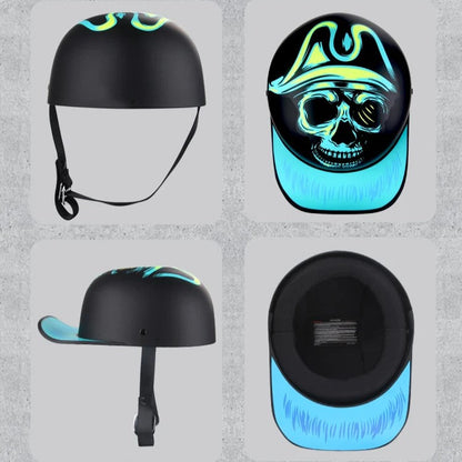 Vintage Half Motorcycle Helmet