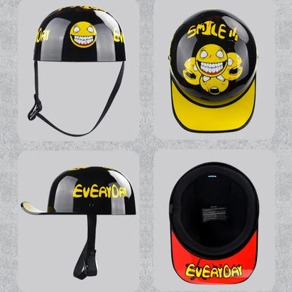 Vintage Half Motorcycle Helmet