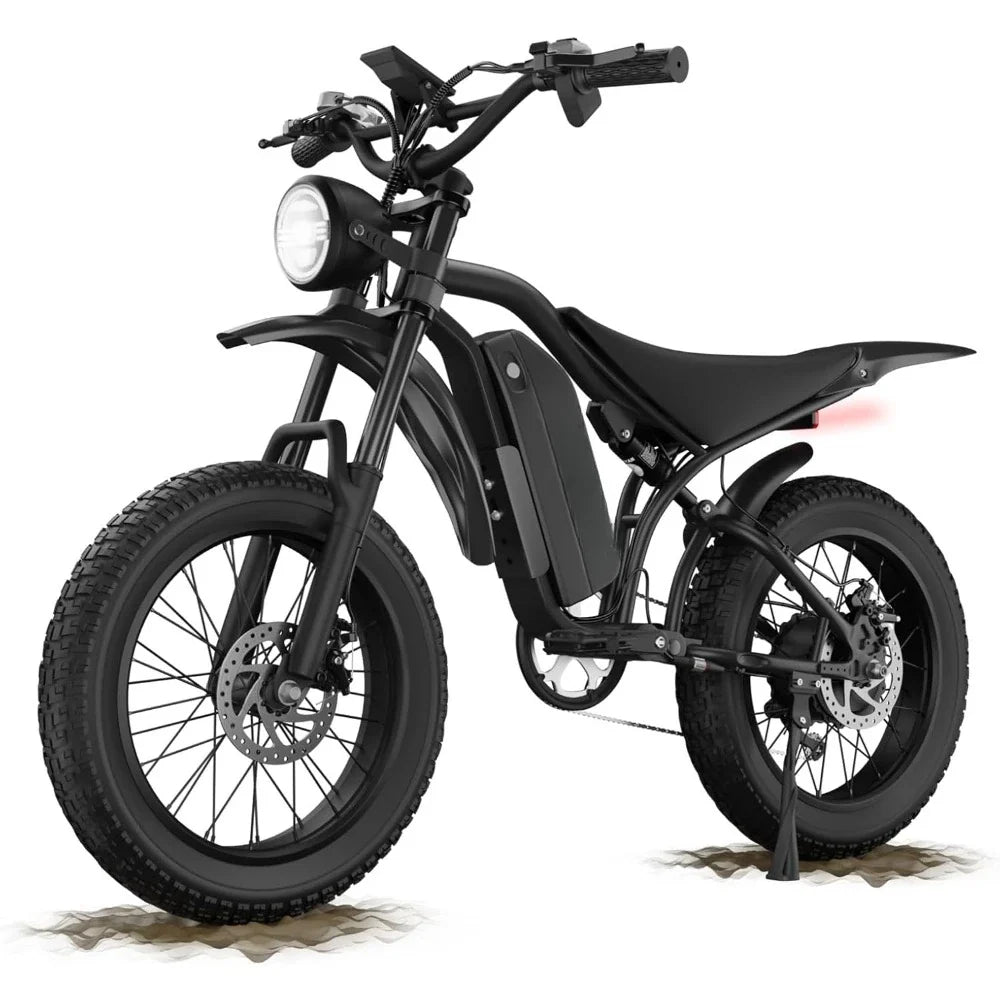 eBike Boys Fat Tire Electric Bike - 1200W Motor, 30+ MPH Speed