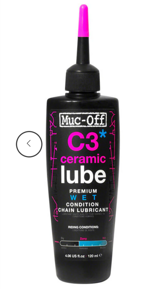 Muc-Off C3* Ceramic Lube Premium Wet Condition Chain Lubricant