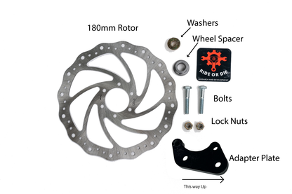 Brake Adapter Kit for Stock Brakes to RnD Forks
